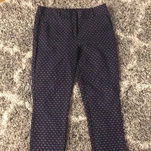 Loft pattern work pants